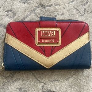 Loungefly Marvel Red and Gold Wallet